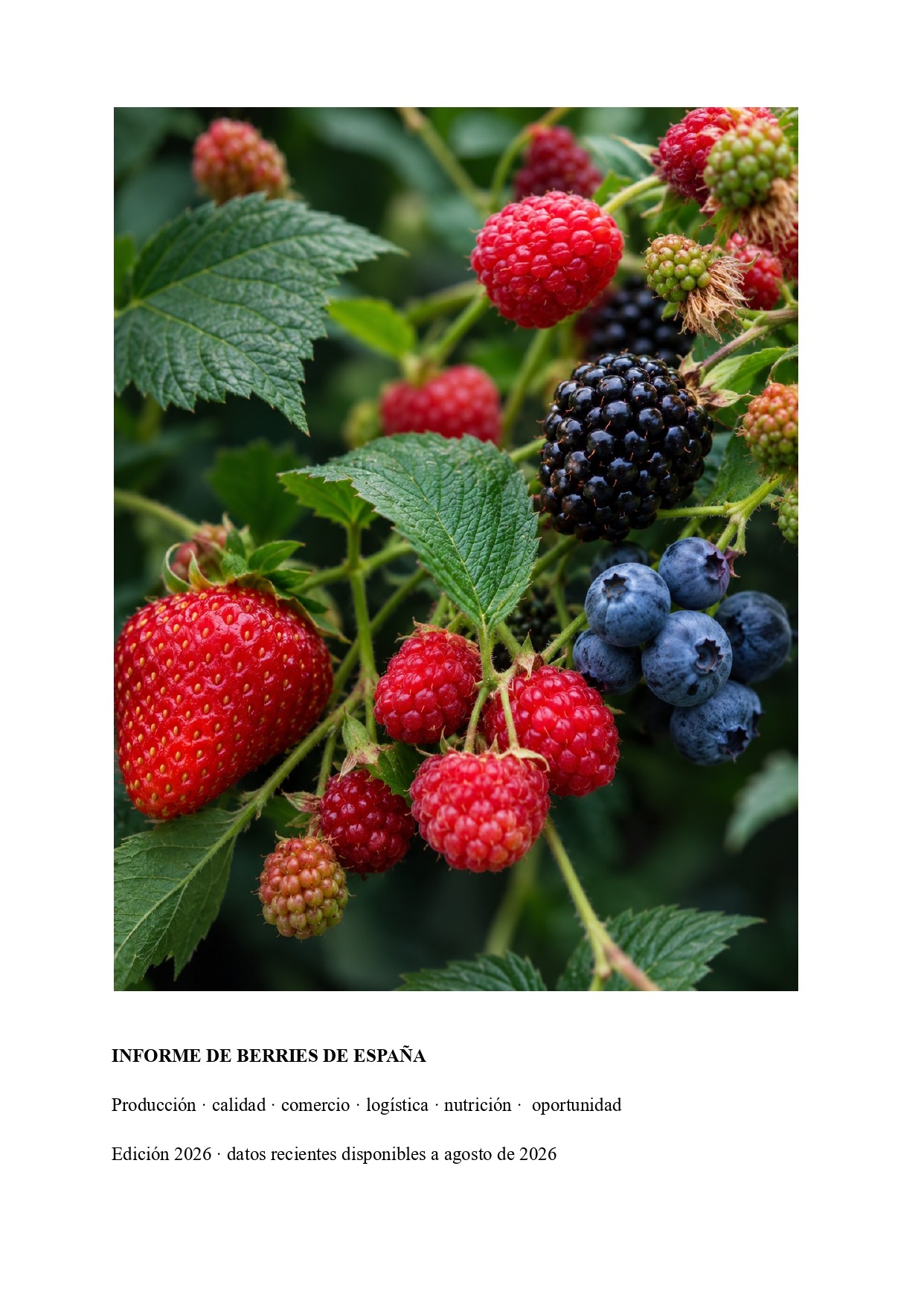 Informe de berries en España